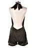 Superdown 100% Polyester Metallic Green Romper Size M - photo 2