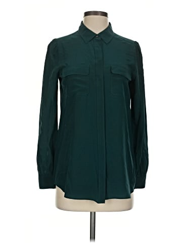 Broadway & Broome Long Sleeve Silk Top (view 1)