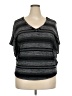ING Gray Short Sleeve Top Size 2X - photo 1
