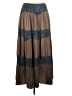 Current Air 100% Polyester Brown Casual Skirt Size M - photo 1