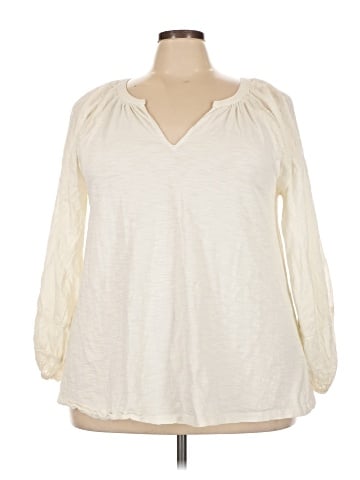 Lane Bryant Long Sleeve Blouse (view 1)