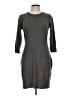 BCX Solid Gray Casual Dress Size L (estimated) - photo 1