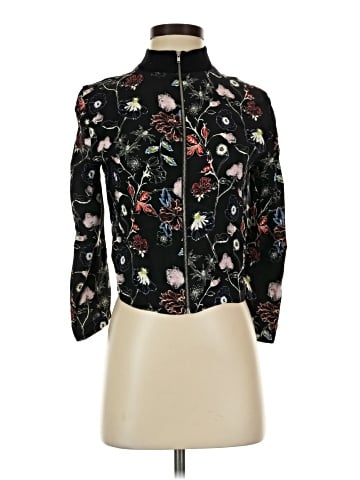 A.L.C. 3/4 Sleeve Silk Top (view 1)