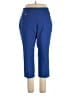 Alfani Solid Blue Active Pants Size 16 - photo 1