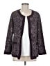 Travelers by Chico's 100% Polyester Purple Jacket Size Med (1) - photo 1