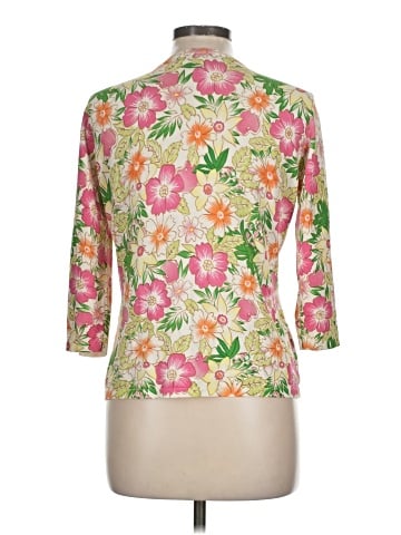 August Silk 3/4 Sleeve Blouse (view 2)
