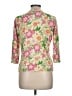 August Silk Pink 3/4 Sleeve Blouse Size L - photo 2