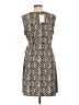 Dana Buchman Animal Print Brown Cocktail Dress Size L - photo 2