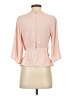 Topshop 100% Polyester Pink 3/4 Sleeve Blouse Size 2 - photo 2