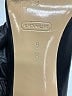 Coach 100% Leather Black Heels Size 8 - photo 3
