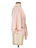 Topshop 100% Polyester Pink 3/4 Sleeve Blouse Size 2 - photo 4
