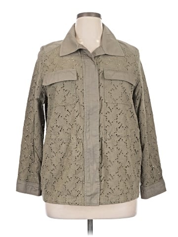 Chico's 3/4 Sleeve Button-Down Shirt (view 1)