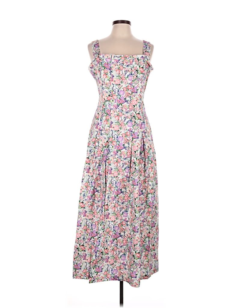 Pre-owned Avec Les Filles Casual Dress In White