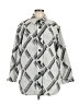 Maurices Argyle Gray White Coat Size M - photo 1