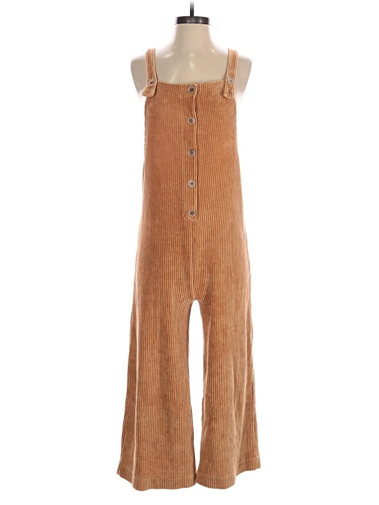 Pre-owned Texture & Thread Madewell Jumpsuit In Brown