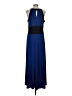 Chico's Color Block Blue Casual Dress Size Lg (2) - photo 2