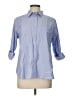 J.Crew Blue 3/4 Sleeve Button-Down Shirt Size L - photo 1