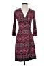 Max Studio Argyle Red Casual Dress Size XS - photo 1