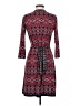 Max Studio Argyle Red Casual Dress Size XS - photo 2