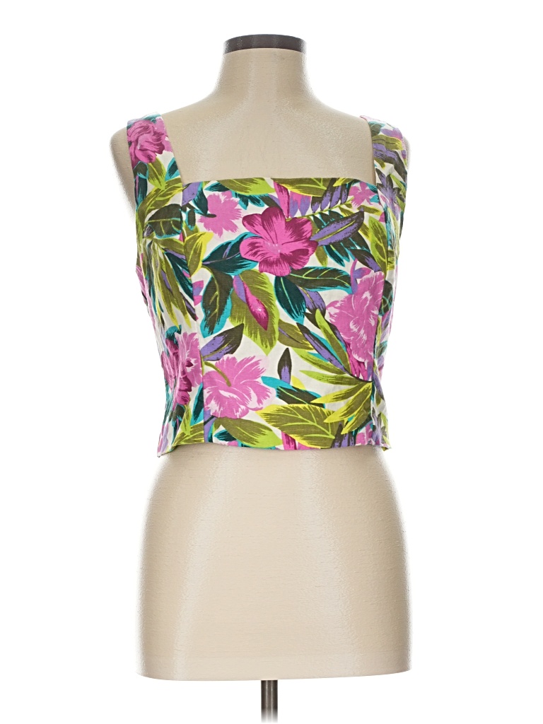 Pre-owned Gap Sleeveless Blouse In Pink