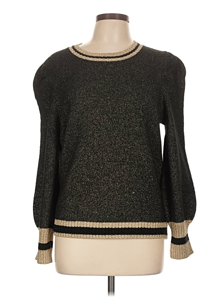 Pre-owned Emily Mccarthy Pullover Sweater In Gold