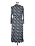 Anne Klein Print Blue Casual Dress Size XL - photo 2