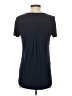 Witchery Black Blue Short Sleeve Top Size S - photo 2