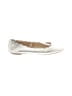 Sam & Libby Metallic Silver Flats Size 9 1/2 - photo 1