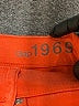 Gap Color Block Orange Jeans Size 0 - photo 7