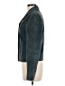Ideology 100% Leather Teal Leather Jacket Size 6 - photo 5
