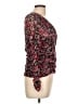 Guess Burgundy Long Sleeve Blouse Size L - photo 4