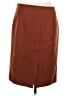J.Crew 100% Wool Solid Brown Wool Skirt Size 6 - photo 2