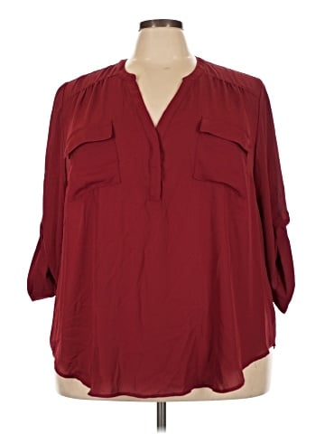 Torrid 3/4 Sleeve Blouse (view 1)