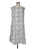 Apt. 9 100% Polyester Houndstooth Gray Casual Dress Size L - photo 1