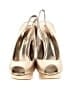 BCBGMAXAZRIA Metallic Gold Heels Size 8 - photo 2