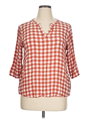 Christopher & Banks 3/4 Sleeve Blouse (view 1)