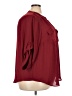 Torrid 100% Polyester Burgundy 3/4 Sleeve Blouse Size 3X Plus (3) - photo 4