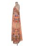 Keepsake 100% Polyester Orange Casual Dress Size M - photo 5