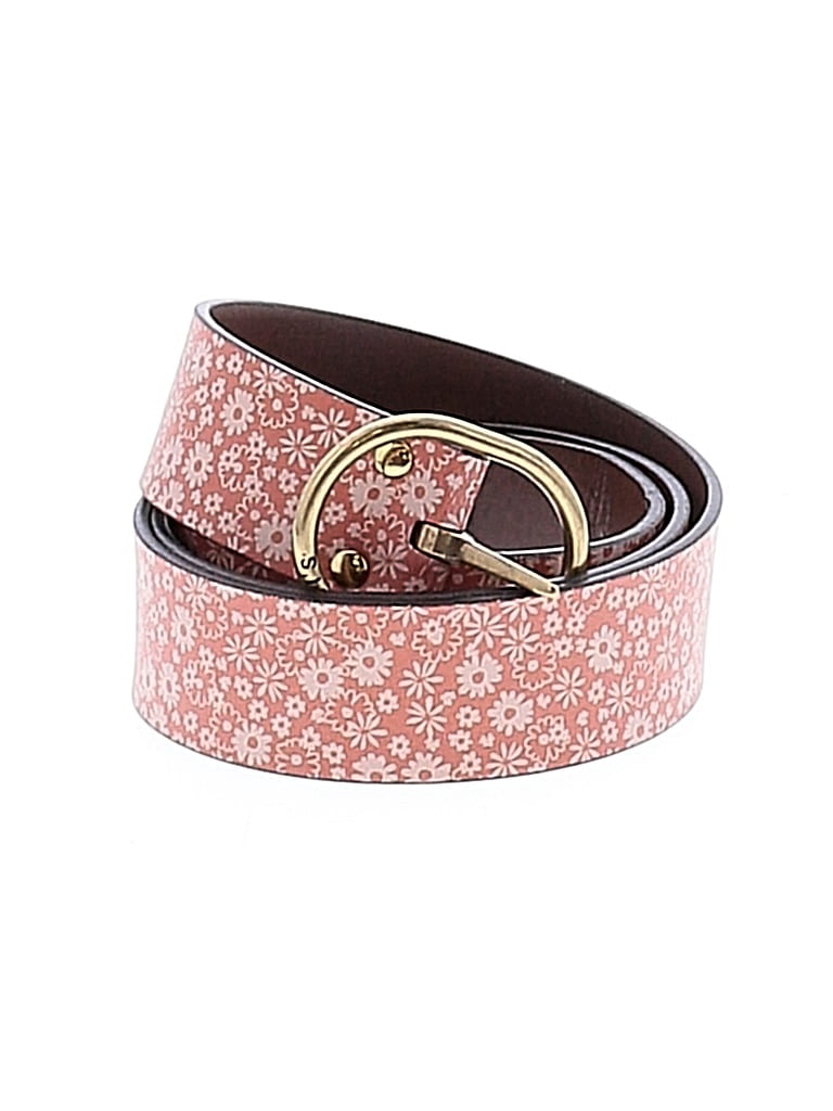 Pre-owned Levi's Leather Belt In Pink