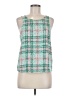 Cooper & Ella 100% Polyester Green Sleeveless Blouse Size M - photo 1