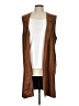 MULTIPLES 100% Polyester Brown Vest Size L - photo 1