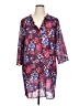 Talbots 100% Cotton Purple 3/4 Sleeve Blouse Size XL - photo 1