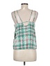 Cooper & Ella 100% Polyester Green Sleeveless Blouse Size M - photo 2