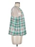 Cooper & Ella 100% Polyester Green Sleeveless Blouse Size M - photo 4