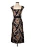 ETRO 100% Polyester Paisley Brown Cocktail Dress Size EU (IT) 38 / US 2 - photo 1