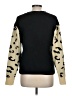 Angashion Animal Print Black Pullover Sweater Size L - photo 2
