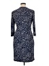 Anne Klein Polka Dots Blue Cocktail Dress Size 14 - photo 2