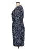 Anne Klein Polka Dots Blue Cocktail Dress Size 14 - photo 5