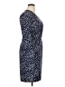 Anne Klein Polka Dots Blue Cocktail Dress Size 14 - photo 4