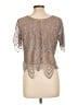 Express 100% Polyester Gray Short Sleeve Top Size L - photo 2